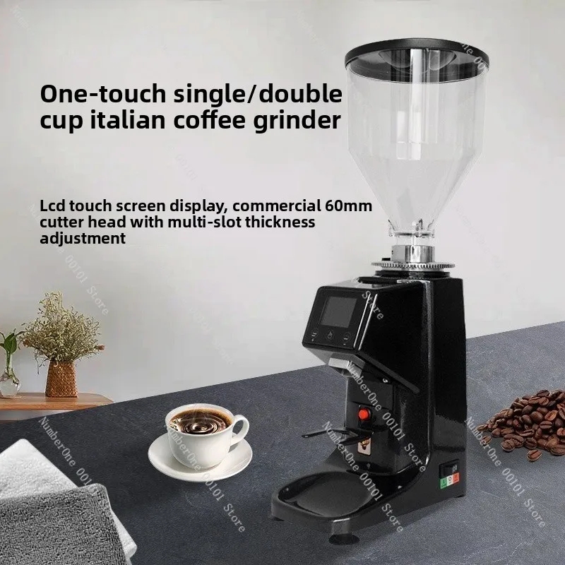 022 Italian Coffee Grinder Touch Screen Quantitative Burr Mill Single Dose Electric Auto Espresso