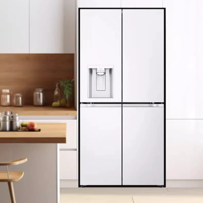 Embedded Ice Maker, Refrigerator, Large Capacity 506L Cross Four-door Household Water Dispenser