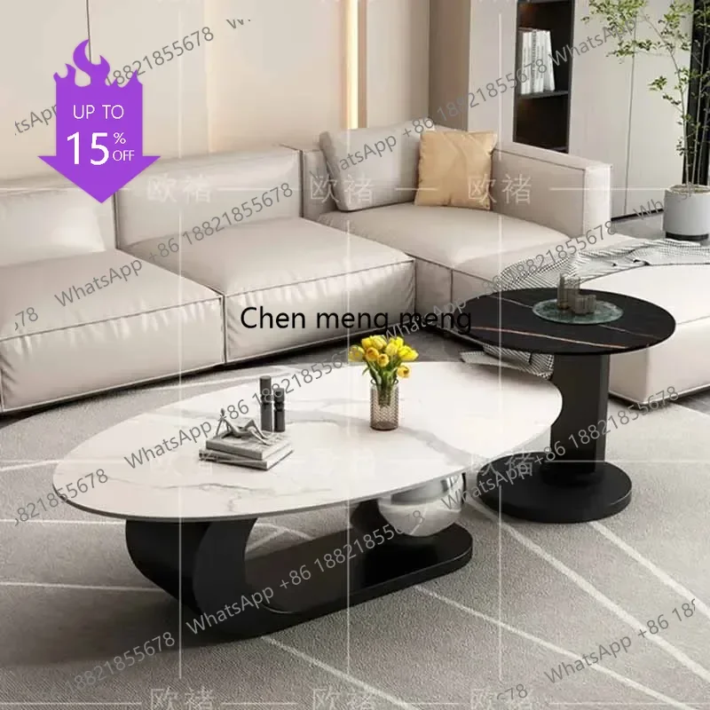 

smt51 Luxury Bedroom Coffee Table Nordic Premium Minimalist Modern Coffee Tables Metal Aesthetic Moveis Para Sala Loft Decor Int