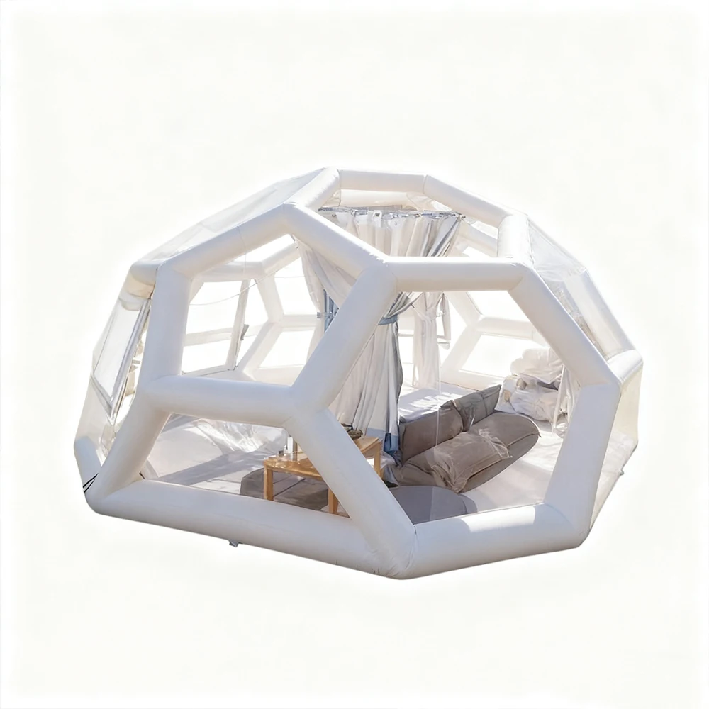 Inflatable Soccer Tent Camping Transparent Bubble House White Soccer Tent Inflatable Multiple Color Options