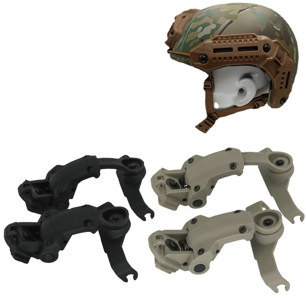 TS TAC-SKY Tactical Helmet Rail Adapter Mlok Helmet Mount Compatible With SORDINHEADSET Tactical Airsoft Shooting Headset