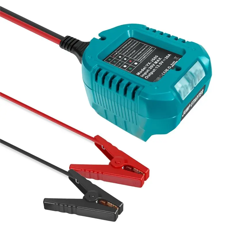 

A21Q -Igniter Jump Starter For 18V Battery 10AWG Car Booster Cable Automotive Emergency Power DIY Adapter With Clips