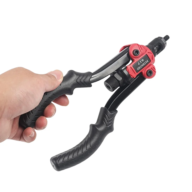 Industrial Heavy Duty Rivet Nut Tool Kit M3-M12 Semi-Automatic Hand Riveter for Steel Aluminum Stainless Steel Nuts