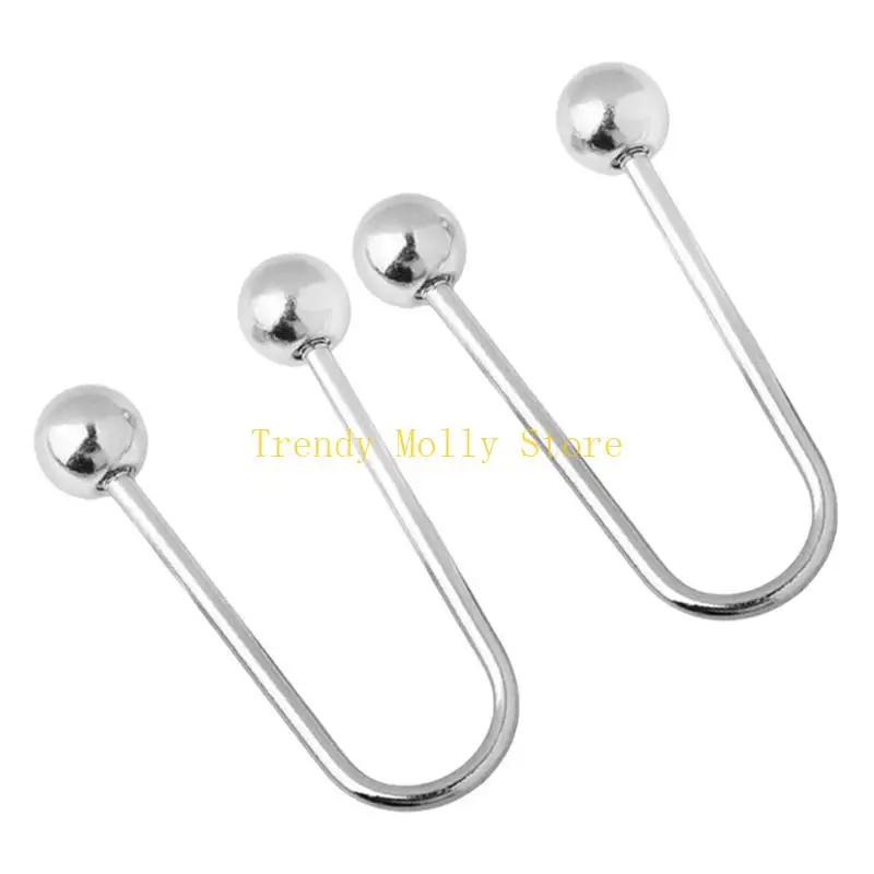 N5KB 2PCS 다목적 금속 나선 버클 버클 의류 고정을위한 더블 헤드 브로치