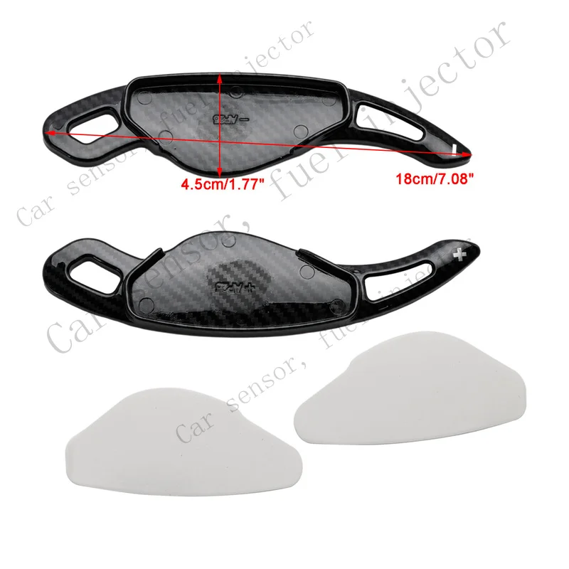 Q+ Carbon Fiber Style Steering Wheel Shift Paddle Shifter For Jaguar XEL F-Type. XT