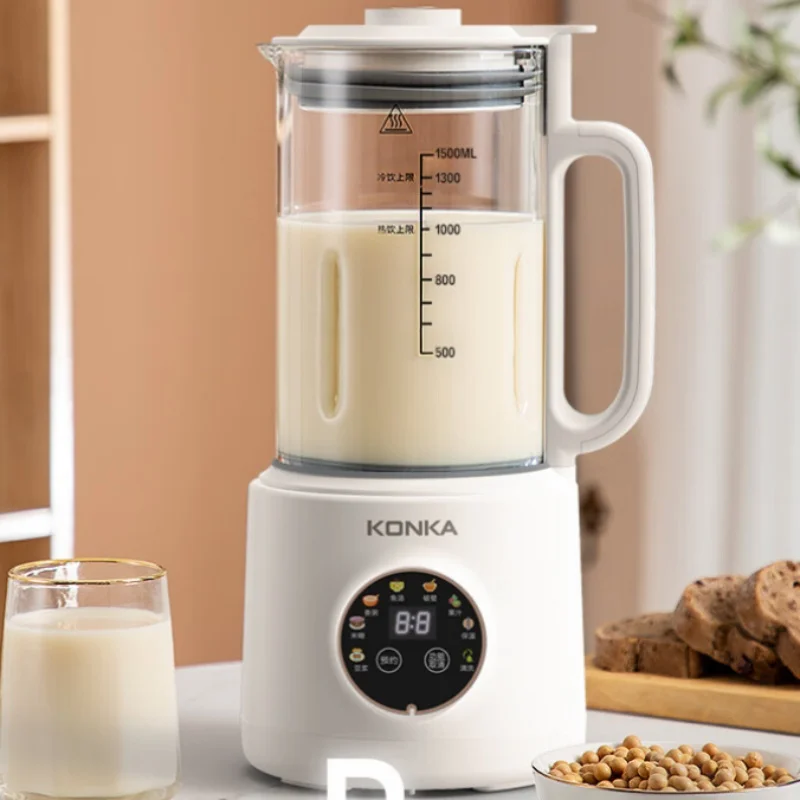 

Powerful KONKA High-Speed Blender for Home Use with Automatic Heating, No Filter, and Multiple Functions KPBJ-1549E-W 220V