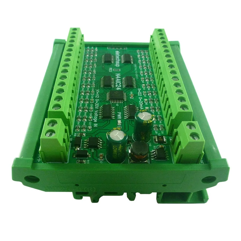 

L72A-ELETECHSUP Модуль коллектора аналогового ввода тока MODBUS Плата RTU 2-канальный сбор напряжения 0-30 В