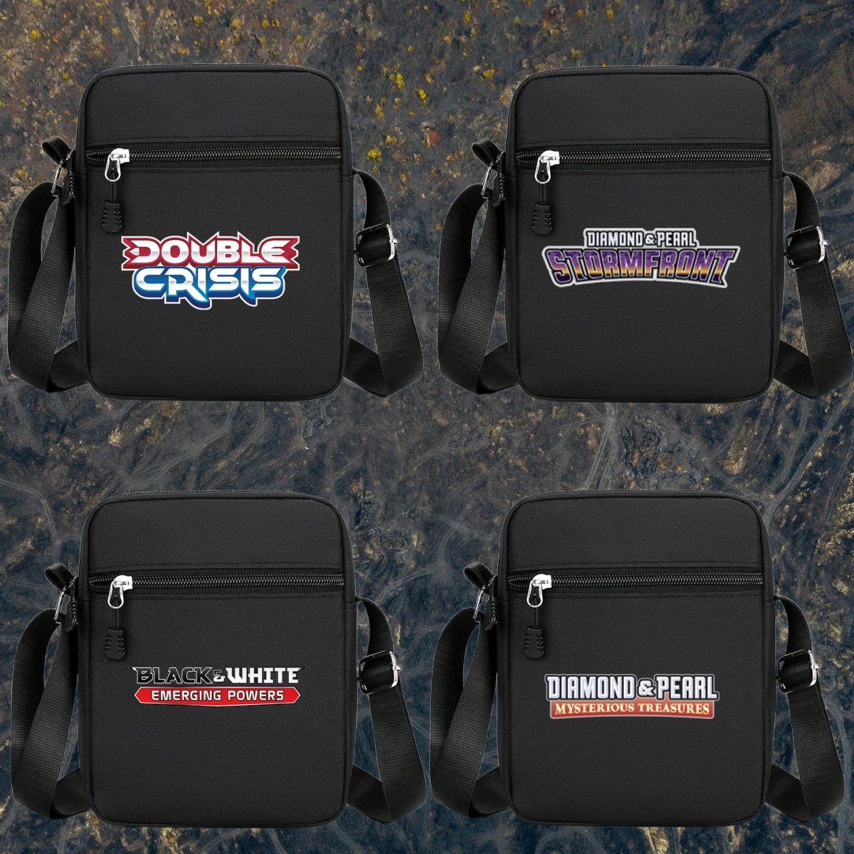 

Повседневная аниме-карманная сумка с логотипом Monster Live и принтом, маленькая квадратная сумка на плечо, модная новая классическая простая сумка-шоппер