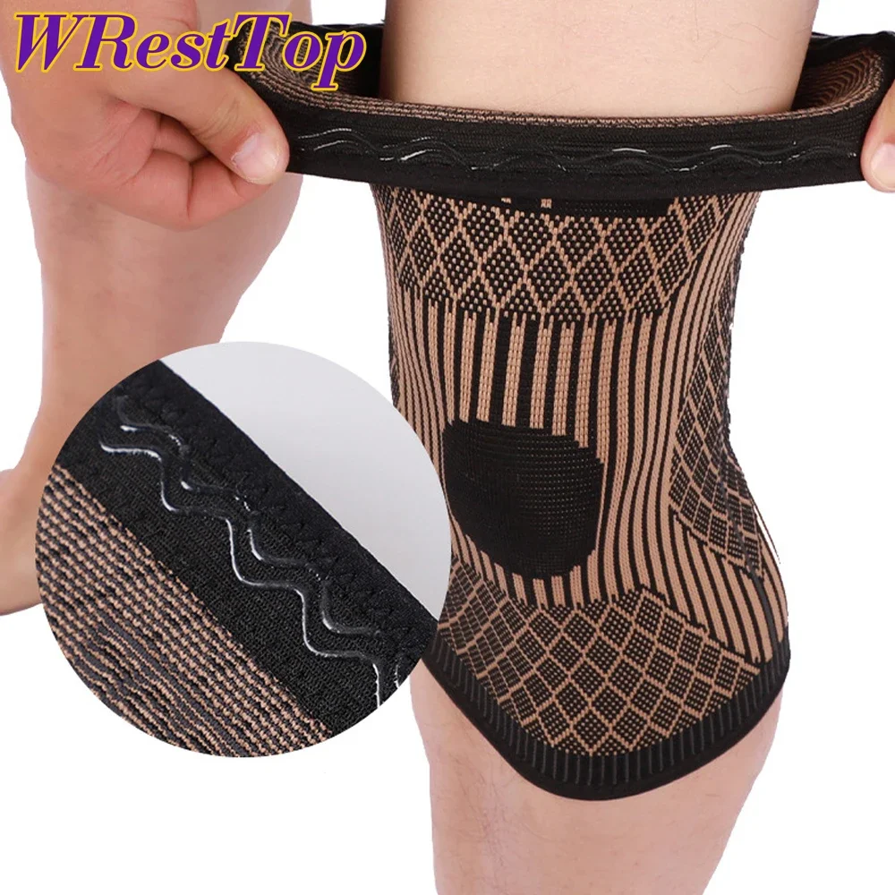 

1Pair Copper Knee Protector for Women Men, Joint Pain Relief for Weightlifting, Basketball, Running, Jogging, Football, CrossFit