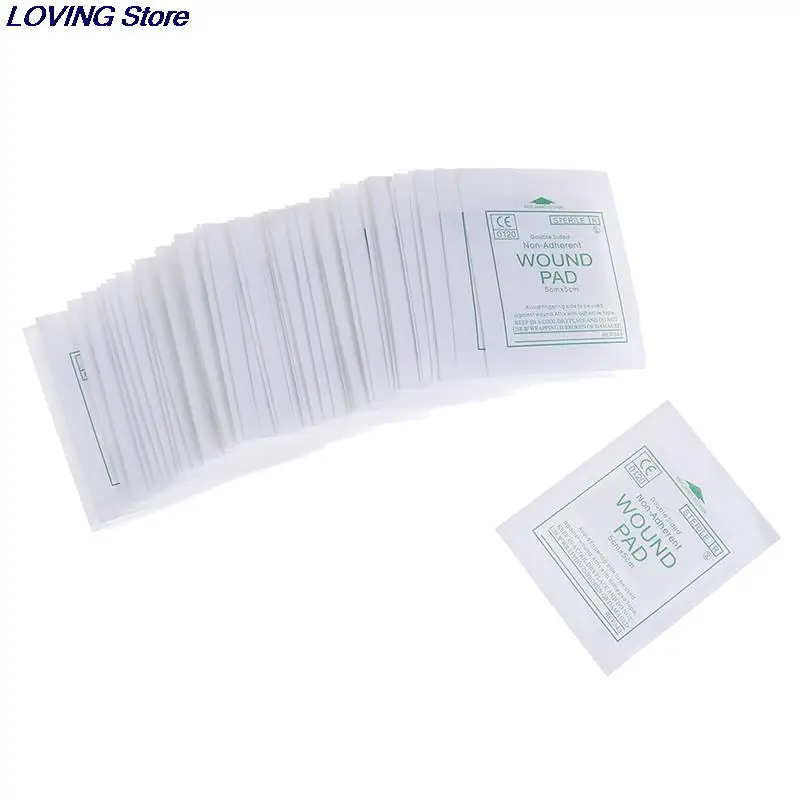 Sterile Medical Gauze Pad Wound Care Supplies Gauze Pad Cotton First Aid Waterproof Wound Dressing 50pcs/lot