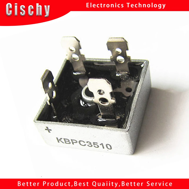 

2PCS/LOT KBPC3510 35A 1000V Diode Bridge Rectifier Original