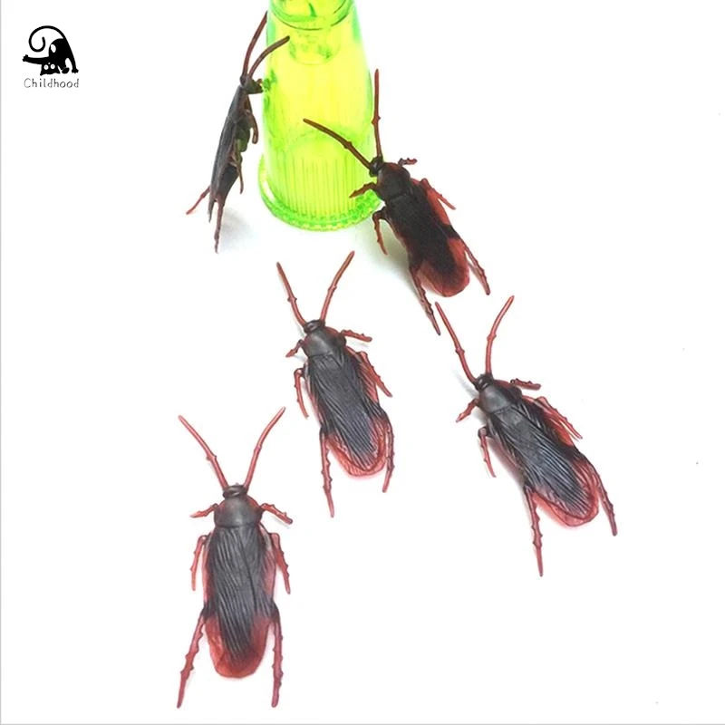 10pcs Simulation Animals Cockroach Toy Funny Trick Joke Prank Funny Trick Joke Toy