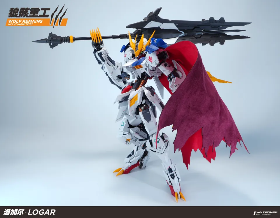 【完成品】WOLF REMAINS製 1/60 ウルフキングログア　海外製 In Stock】WOLF REMAINS HEAVY INDUSTRIES 1/60 PG Wolf King Barbatos