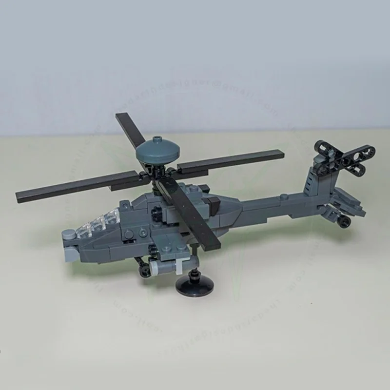 144pcs MOC AH Apache MICRO Model Building Blocks Construction Toy Christmas Gift Birthday DIY Kids Assemble Education Creative
