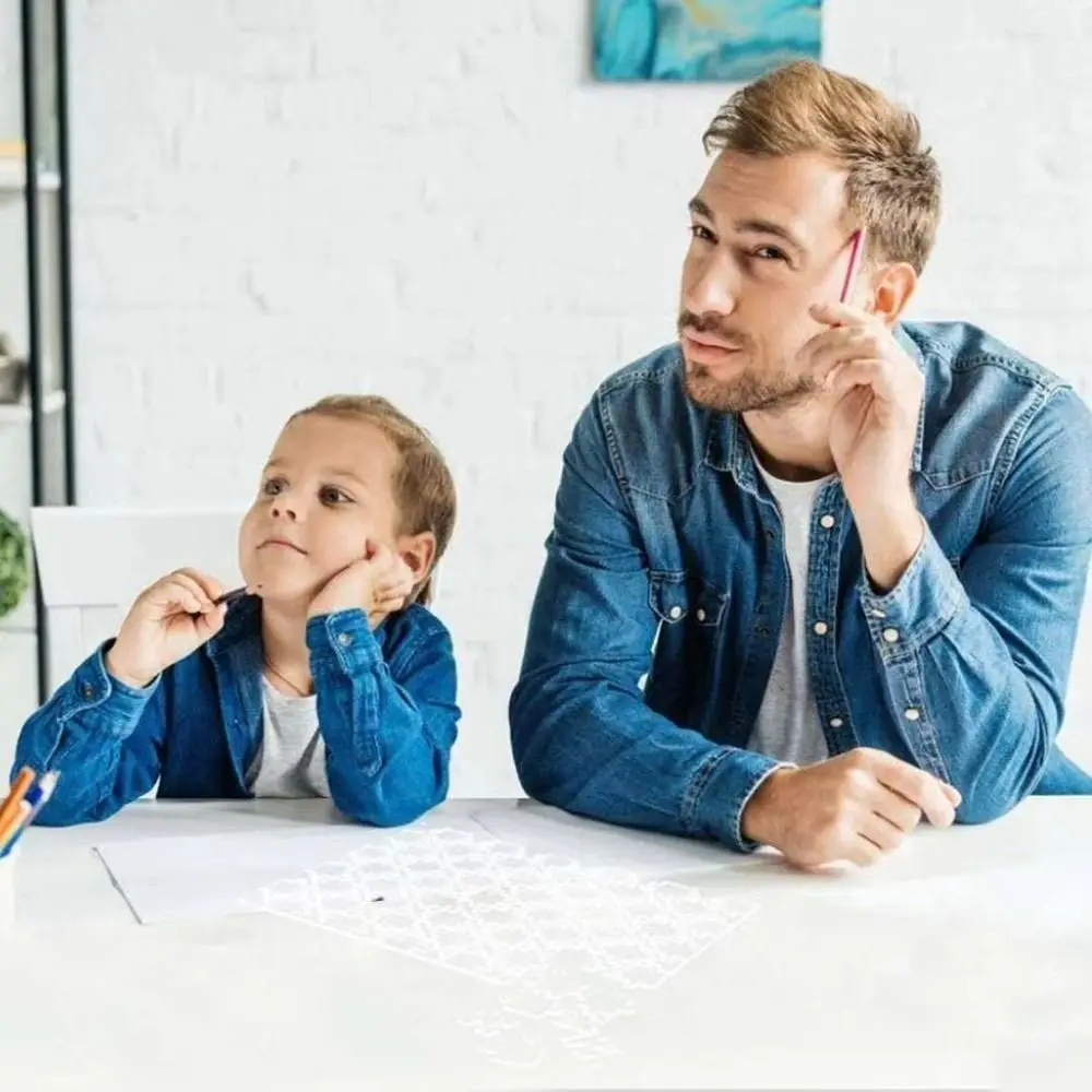 49/121/200/300 ชิ้น ตัวต่ออะคริลิกสุดฮา แปลกใหม่ ท้าทายความเป็นไปไม่ได้ ช่วยคลายเครียด ตัวต่อใสแบบไม่มีลวดลาย สำหรับครอบครัว เสริมสร้างการเรียนรู้