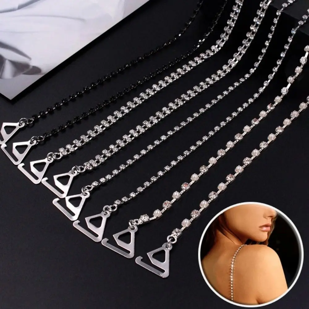 

New Metal Rhinestone Bras Straps Adjustable Aniti-slip Underwear Strap Shiny Women Lingerie Accessories Shoulder Straps