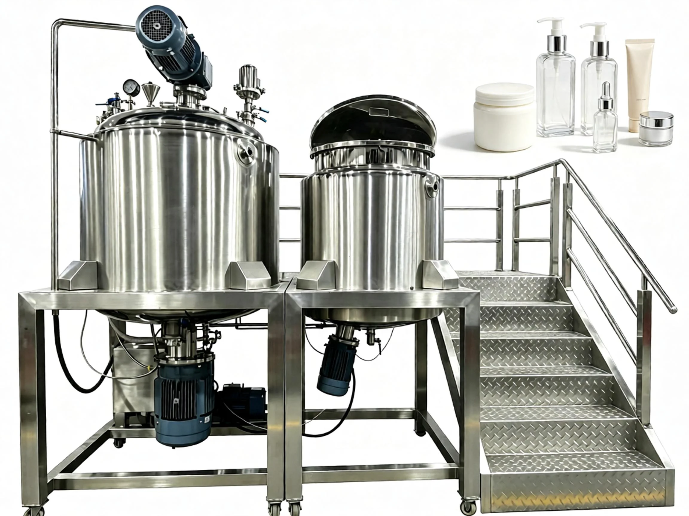 Mezcladora de Alta Potencia para Calentar, Maquinaria Industrial de Mezcla para Cosméticos, Materia Prima Química