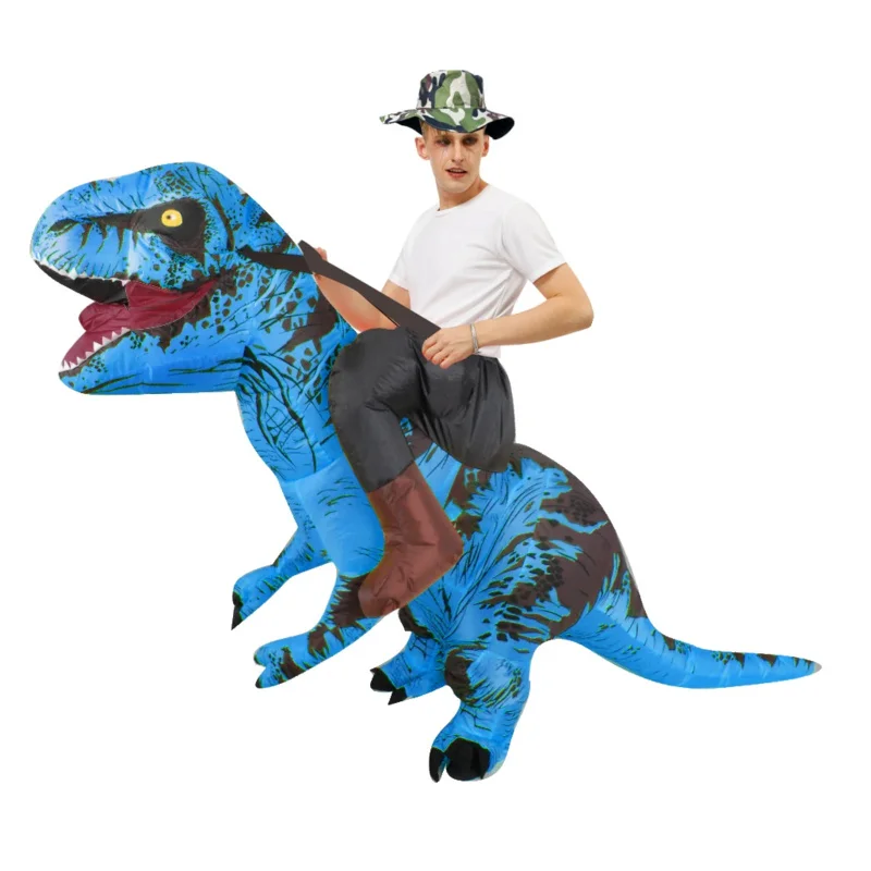 

Хит продаж, надувной костюм T-Rex для Хэллоуина для мужчин и женщин, косплей