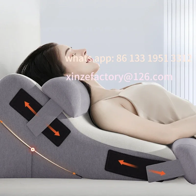 

Customizable Elderly Bedrest Care Slope Pillow Gastroesophageal Reflux Prevention Cushion Anti Acid Backrest Pillow Comfortable