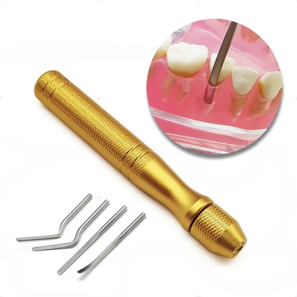 Replaceble Lab Flex Periotome Power Tooth Extraction Set Nickel Titanium Tip Flexible Periodontal Instruments