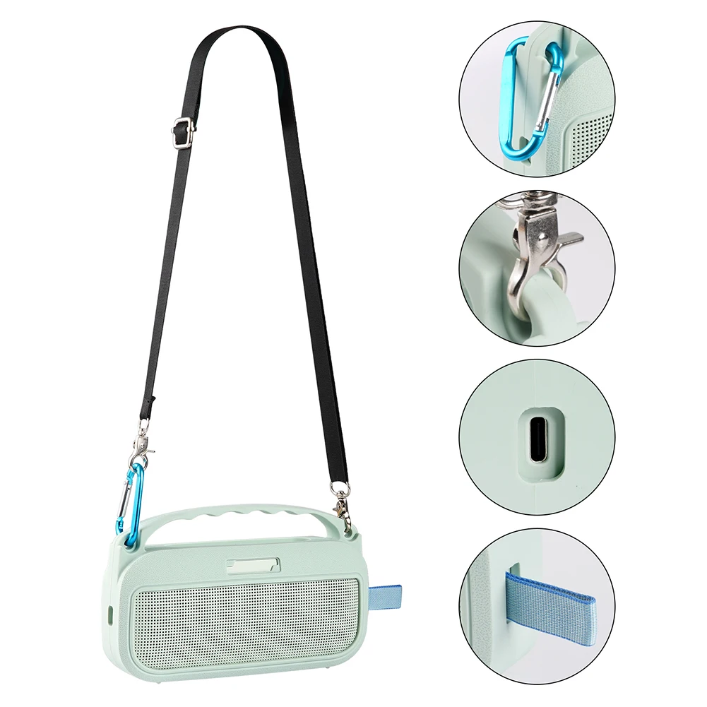 Silicone Cover Case for Bose SoundLink Flex 2nd Gen Protective Case Drop-Proof Speaker Cover Carrying Pouch Protective Sleeve