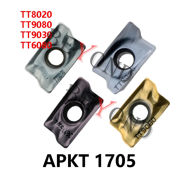 

Original APKT APKT1705 TT9080 TT9030 TT6080 Milling Inserts APKT170516R-EM TT8020 APKT170530R APKT170532R APKT1705PDER-EM-AL-EL