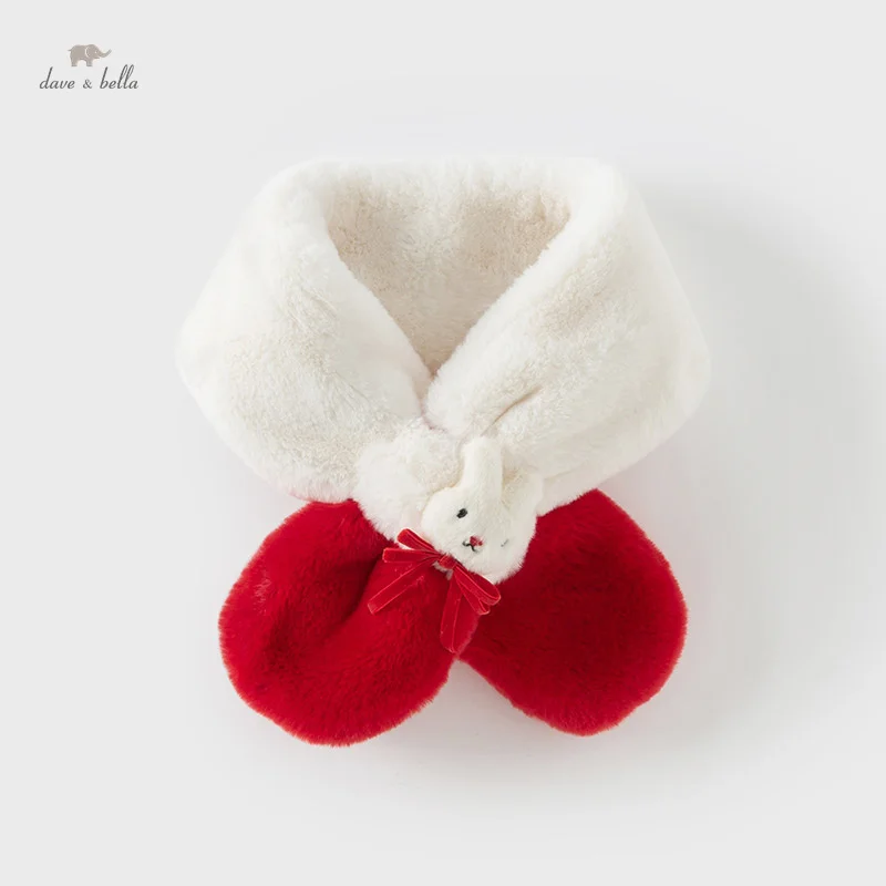 Dave Bella Children Scarf Winter Autumn Warm Stuff Boys Soft Plush Scarves Red Neck Outdoor Girls' Fashion Neckerchief DB4243867