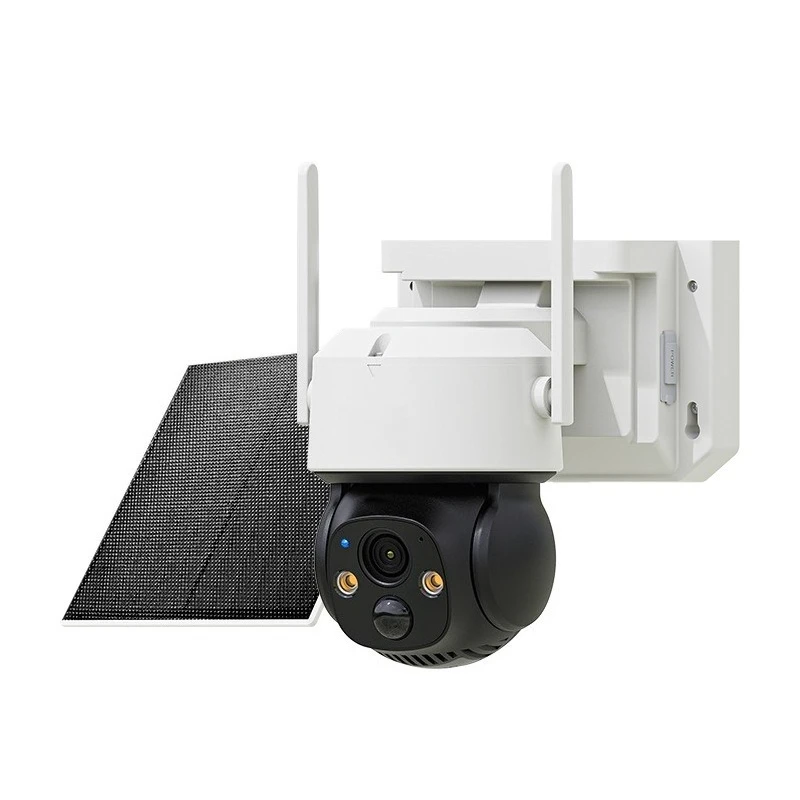 

4 million wireless high definition outdoor camera, plug-in free monitor, home solar monitoring