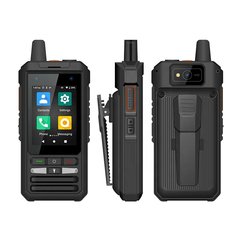Handheld Radio Poc Zello Two Way Radio 4 G LTE Rugged Phone GPS 4 G Wifi Zello Poc Radio Mountaineering Adventure Walkie Talkie