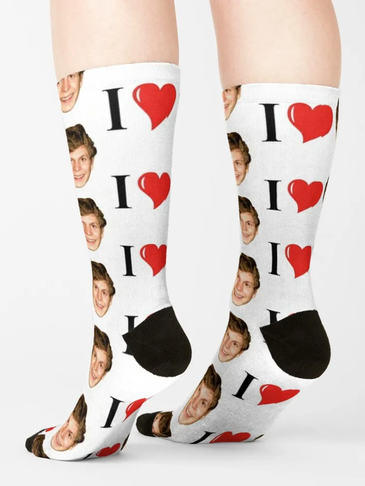 I love michael cera Socks Sport Man Sock