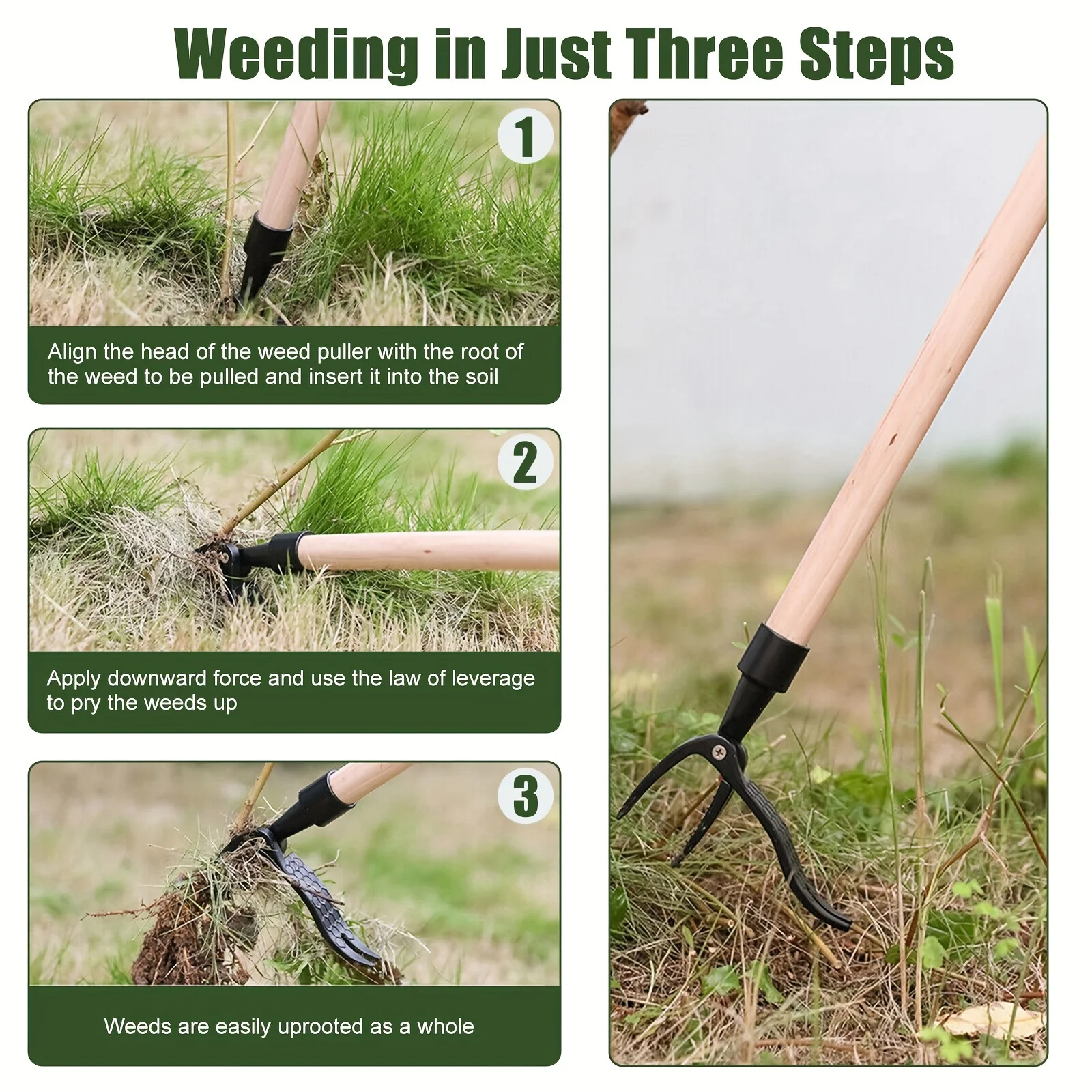 Stand Up Weed Puller Klauw Too - Gardening Tools To Remove Grass recensie en prijs