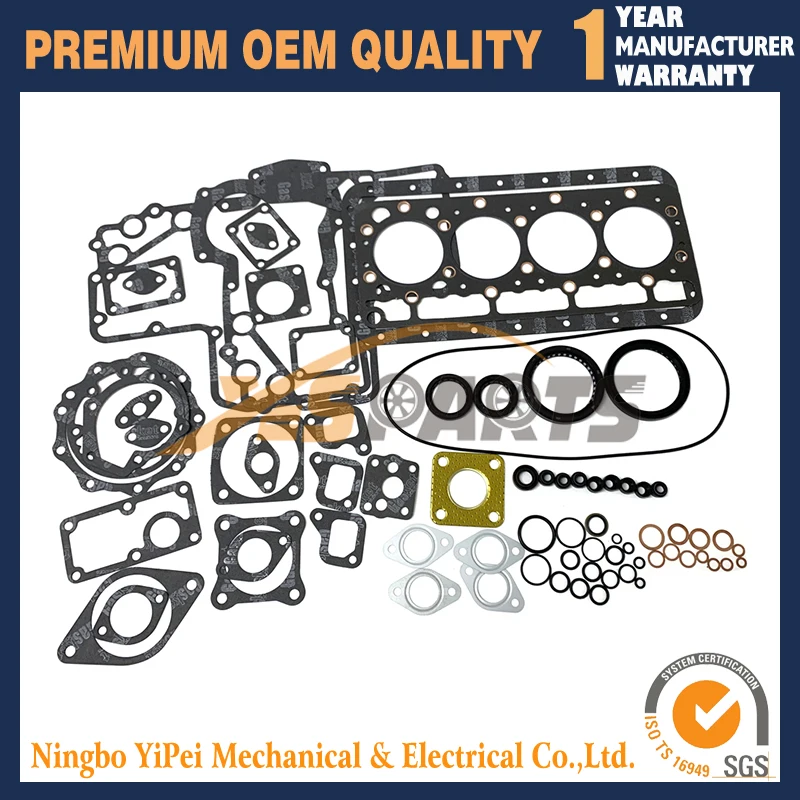 New For Kubota V1100 Full Gasket Set