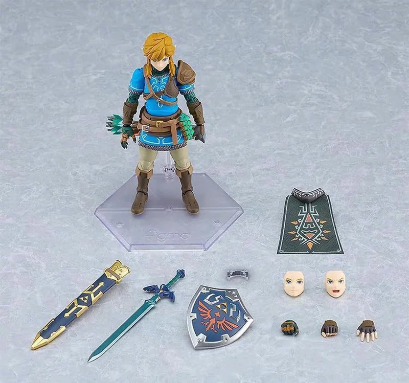 Figma 626 زيلدا لينك عمل الشكل دموع المملكة التنفس جمع الهدايا عمل أرقام اللعب جمع نموذج الهدايا