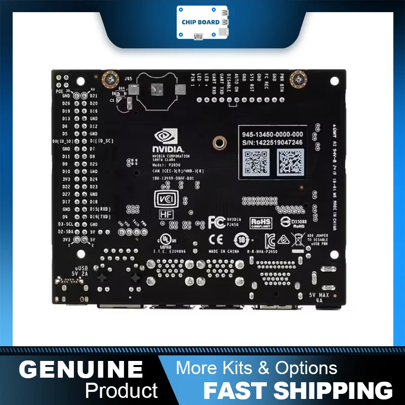 

NVIDIA Jetson Nano B01 developer kit includes the 4GB chip board designed for AI and edge computing applications