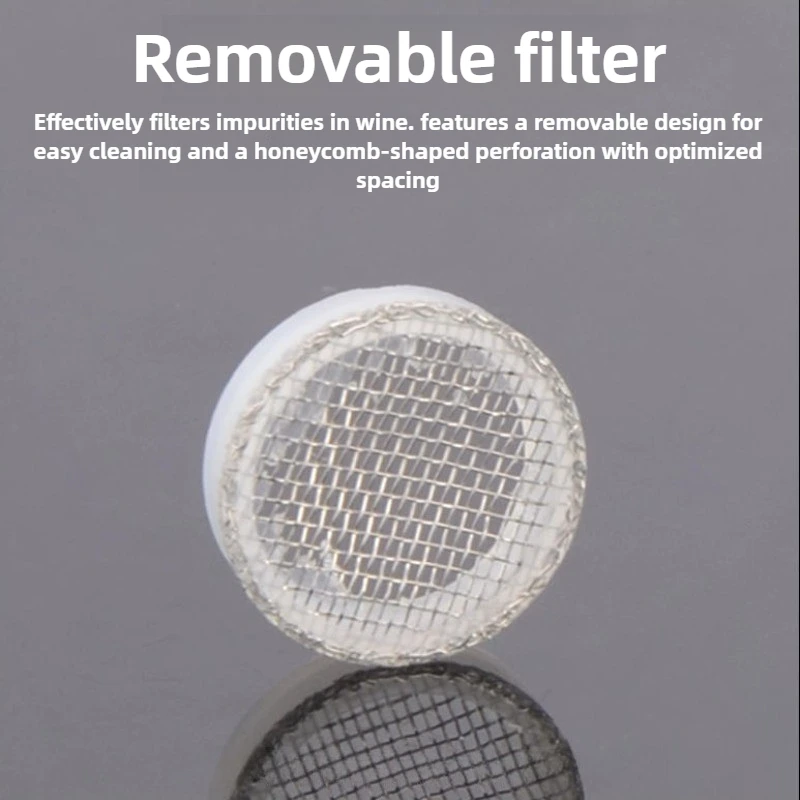 304 ステンレス鋼シングルハンドルバルブ - ワイン樽、ガラス瓶、セラミックワイン容器用フィルタータップ