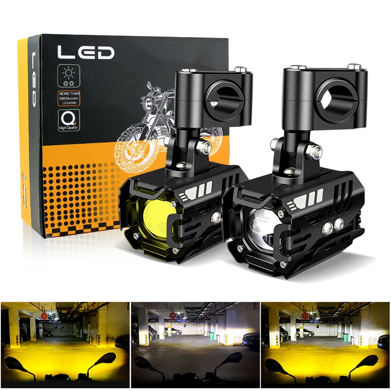

For Ducati MONSTER 695 696 795 796 797 821 1200 1200S 1100/S EVO Motorcycle Auxiliary Headlight U5 LED Spotlights Moto Lighting
