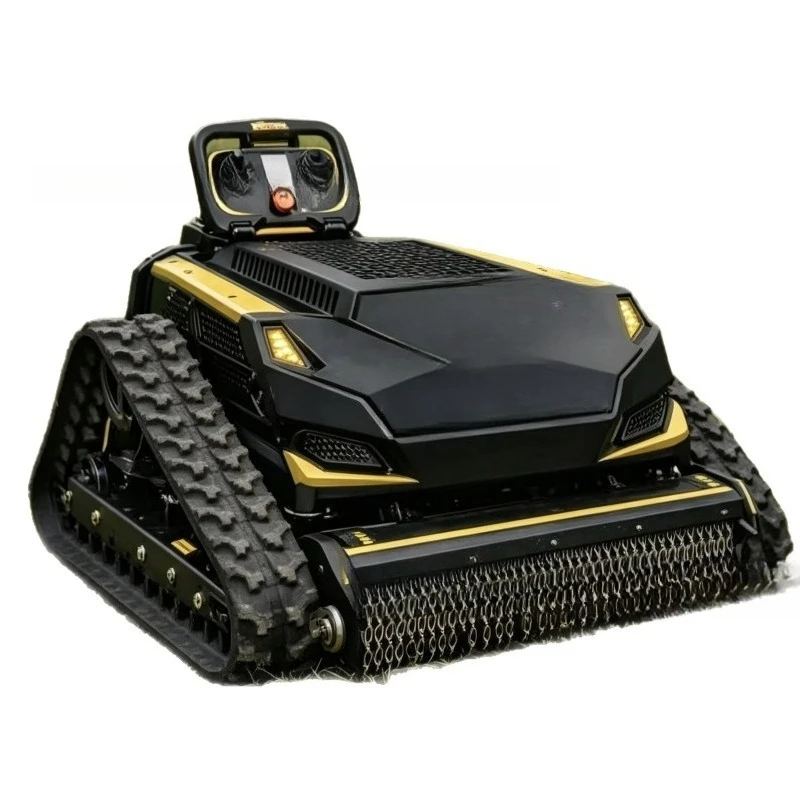 Automatic remote control crawler mower, agricultural weeding machinery