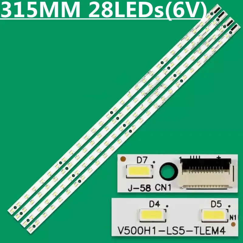 

LED Backlight Strip V500H1-LS5-TLEM4 TREM4 For 50E550D 50E65SG 50E550E 50E6CRD 50PFL5721/T3 50PFL5820/T3 TH-L50EM5K V500HK1-LS5