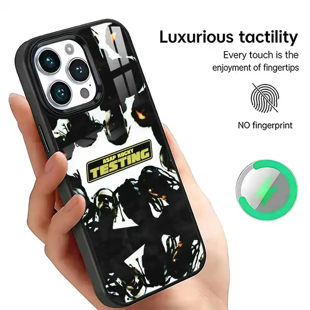 Asap Rocky Rapper TESTING  Phone Case For iPhone17,16,15,14,13,12,11 Plus,Pro Compatible with magnetic wireless charging