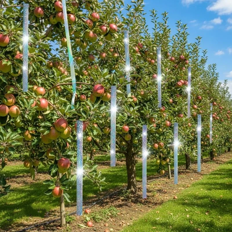 Double Side Laser Bird Scare Tape Keep Birds Away Bird Deterrent Tape For Garden Farm Orchard Or Courtyard