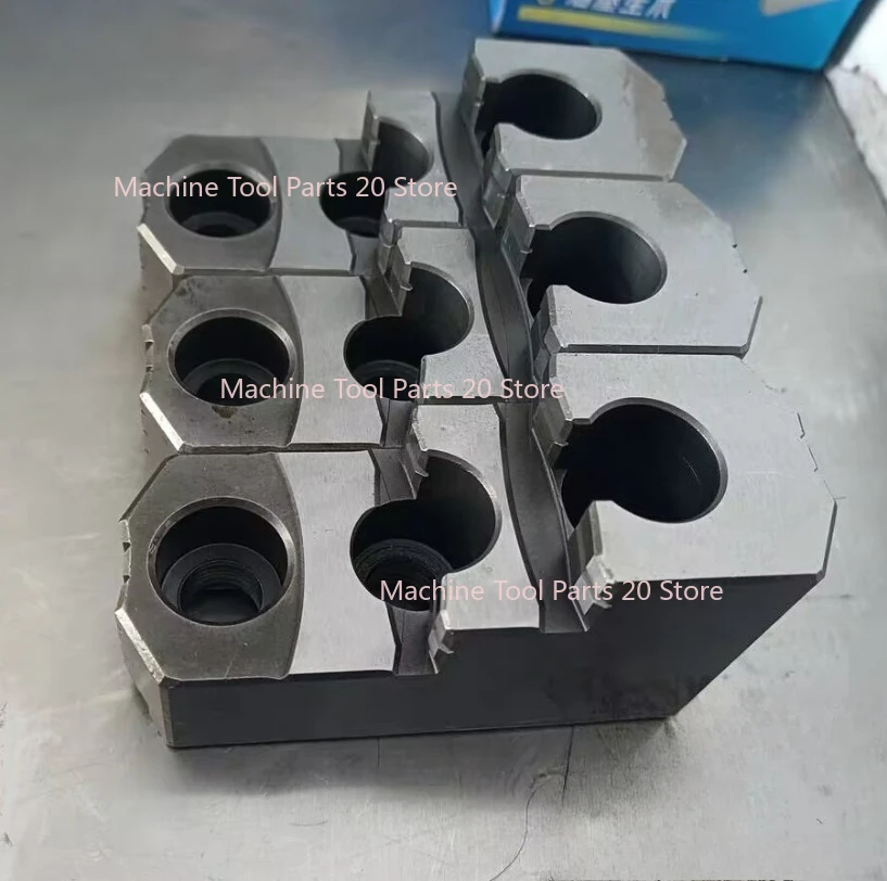 Hot Sale High Precision Standard 5Inch 6 8 10Inches Hydraulic Hard Claw Three Jaw Chuck Strong Step Claws for CNC Lathe Machine