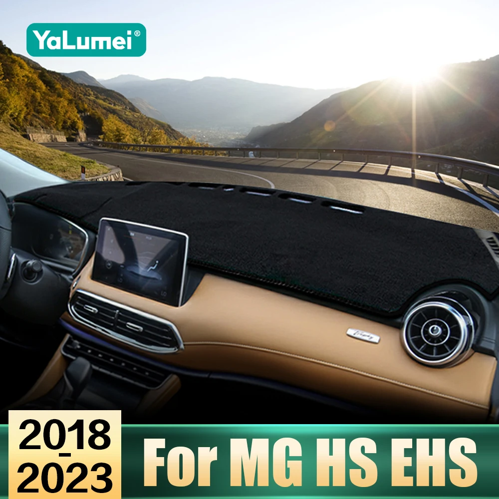 Für MG HS EHS PHEV 2018 2019 2020 2021 2022 2023 Auto-Armaturenbrett-Abdeckung Sonnenschutz-Matten Lichtschutz-Pads Instrumententafel-Teppiche