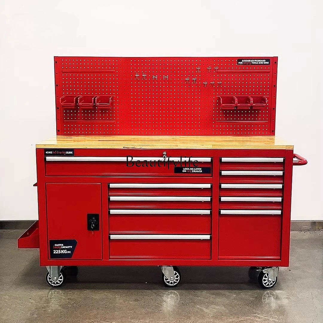 X4 US tool cart cart Heavy workshop auto repair Mobile maintenance tool cabinet Multifunctional trolley