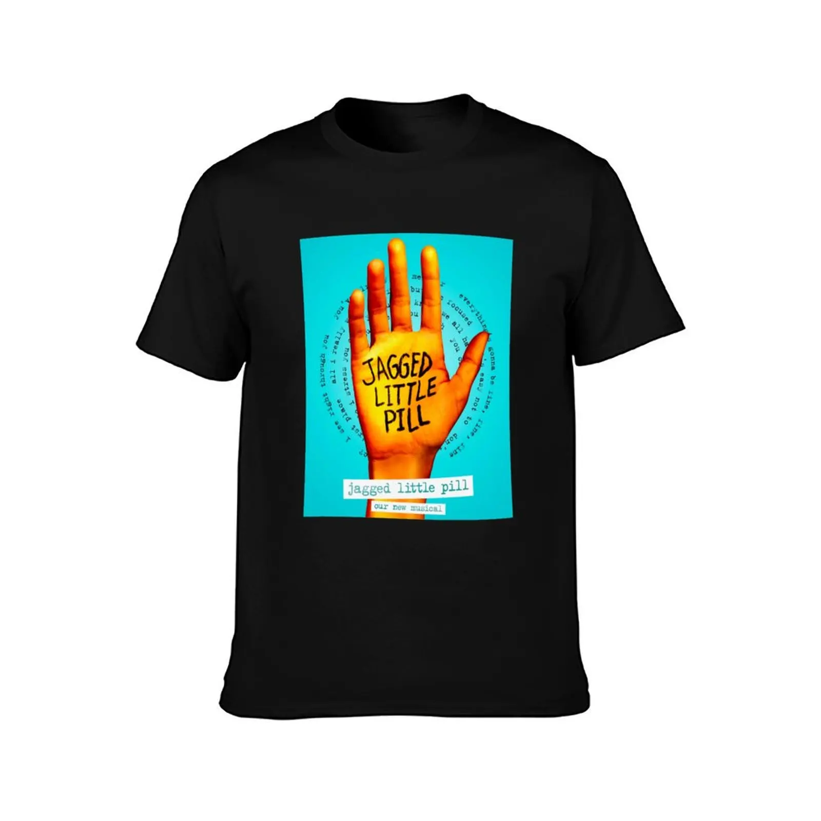 alanis jagged little pill morrisette tour 2021 hand makinkurus T-Shirt Summer Casual Cotton Tee Oversized Streetwear Tops