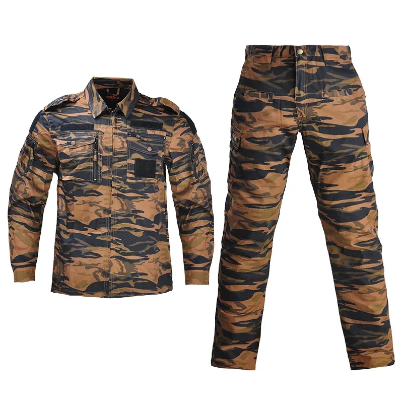 

Uniform Camo Combat Set Hunting Suit Uniforme Tactical Suits Airsoft Men Clothing Working Clothes