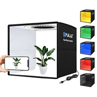 Portable Light Box  Soft Box Set Portable Folding Photo Lighting Modifier Photography Tent Box with 12 Colors Backdrops