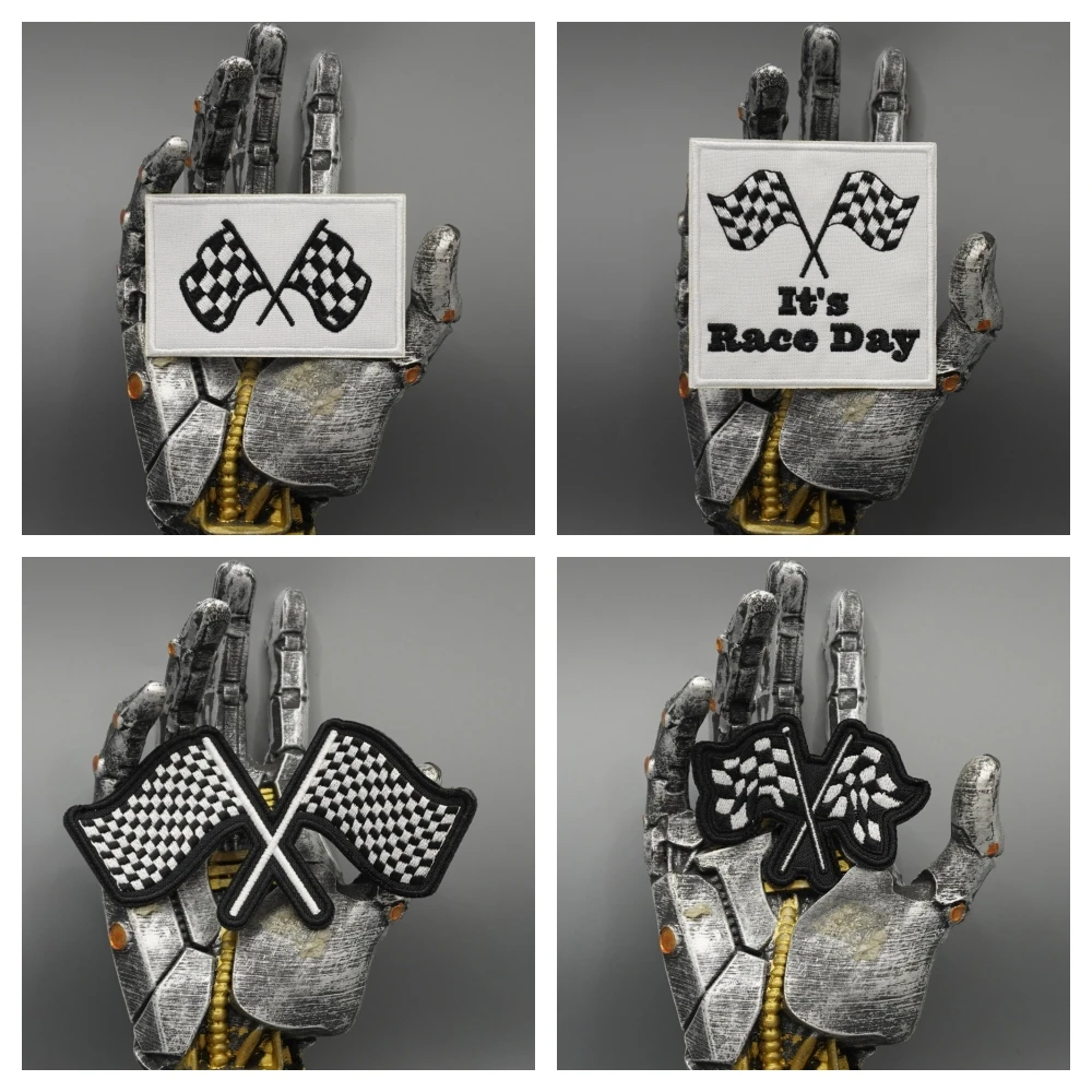 Aufnäher mit gestickter Flagge, Applikation zum Aufnähen, Punk-Biker-Band-Rock-Kleidungsabzeichen, mit Klettverschluss oder zum Aufbügeln, anpassbar – Detail 1