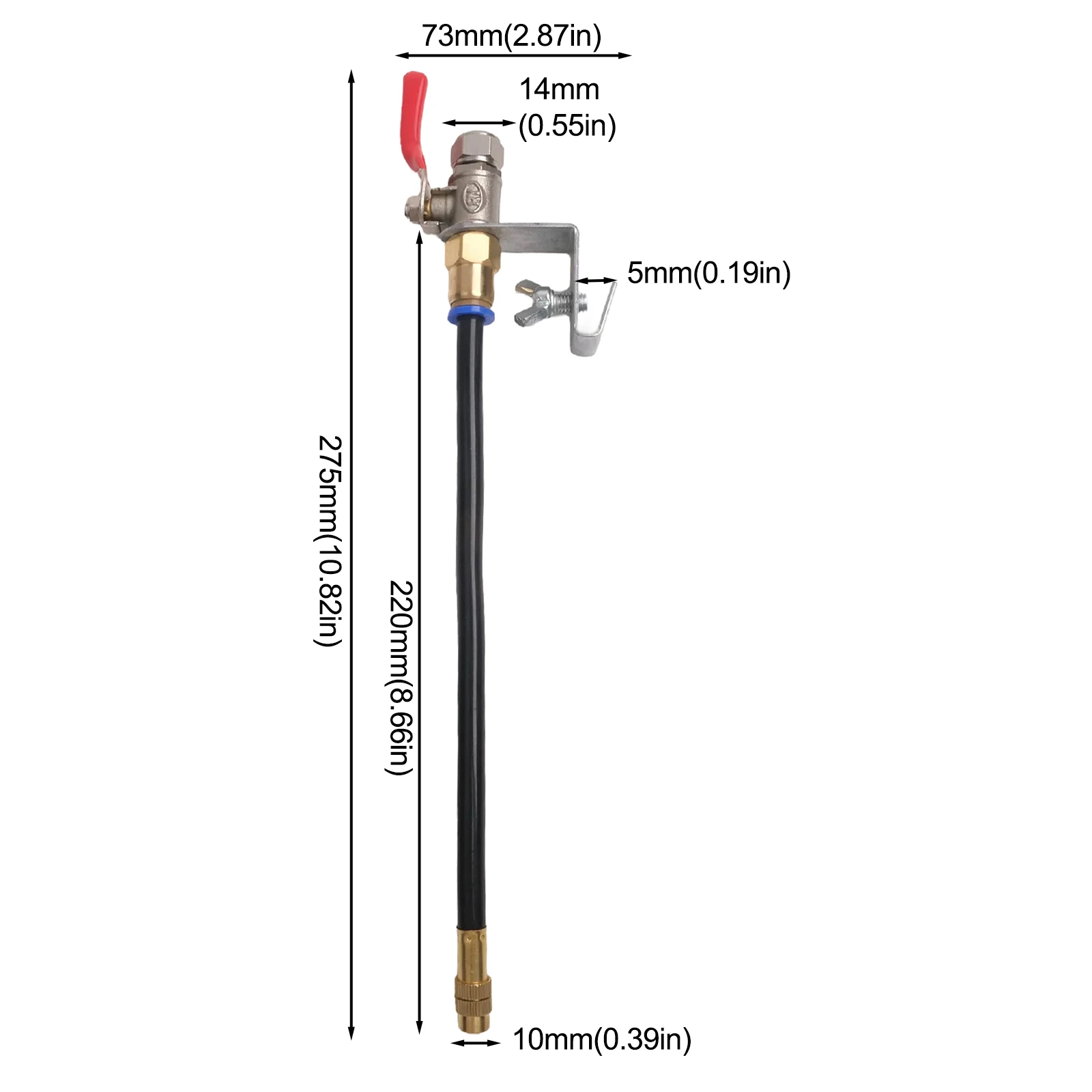 

Angle Grinder Accessory Cutting Machine Tube A,B Optional Adjustable Tube Easy Installation Single Piece Package