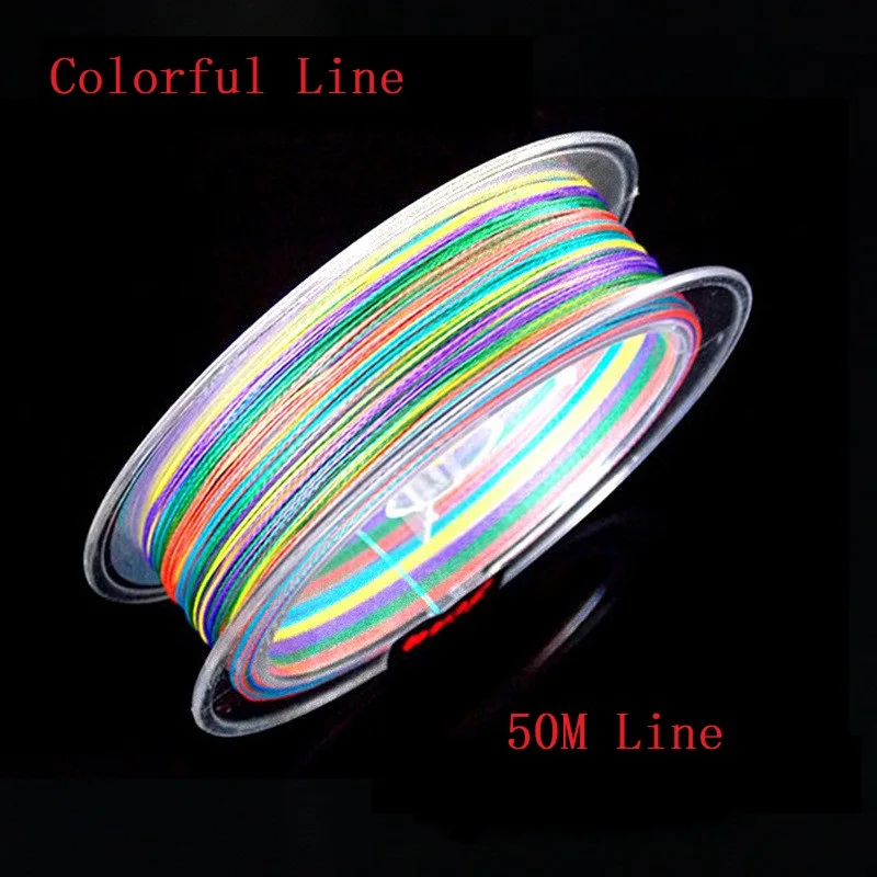 4 Strands Braided PE Fishing Line 50M Strong Multifilament Fishing Line For Snake-Head Fishing Accessories