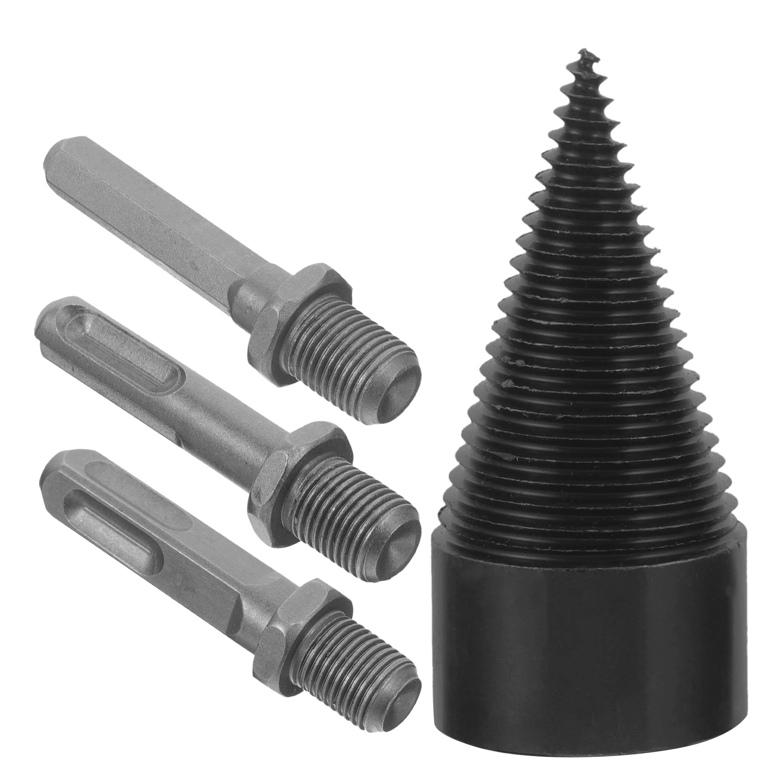 

1Set Electric Firewood Drill Bit Wood Splitter Steel Material Heavy Duty for Log Splitting Home and Workshop Use Firewood